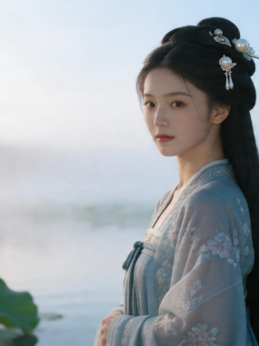 国风温婉女子 4K 高清 AI 壁纸 无水印 全套 10 张网盘下载