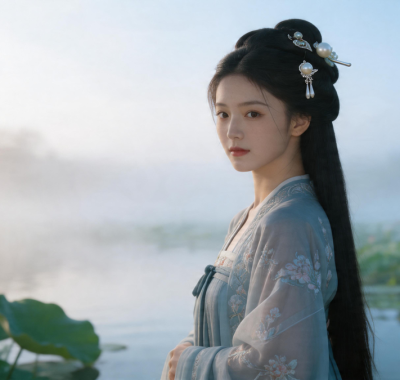 国风温婉女子 4K 高清 AI 壁纸 无水印 全套 10 张网盘下载